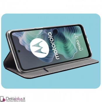 Telone atverčiamas dėklas - auksinės spalvos (Motorola Moto G35) Telone atverčiamas dėklas - auksinės spalvos (Motorola Moto G35)